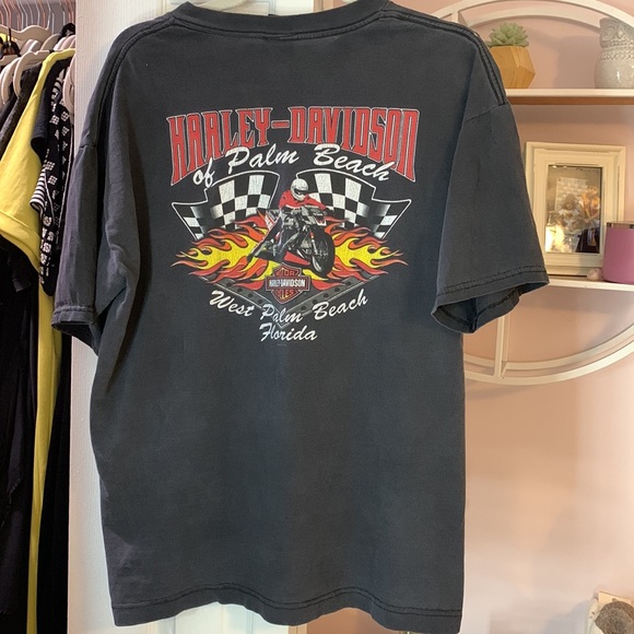 Vintage West Palm Beach Harley-Davidson T-Shirt - Picture 4 of 5